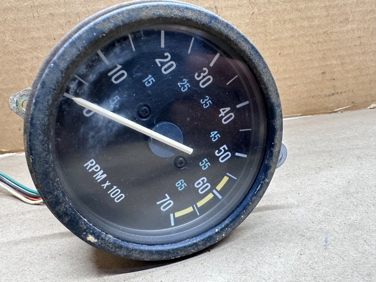 87-91 Jeep Wrangler 4 cyl 2.5 L YJ Tachometer Gauges Dash 2.5L Tack Tach Factory