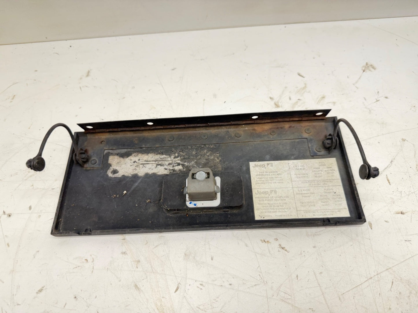 Jeep Wrangler YJ 87-95 OEM Black Glove Box Glovebox Door Factory OEM Latch Hinge