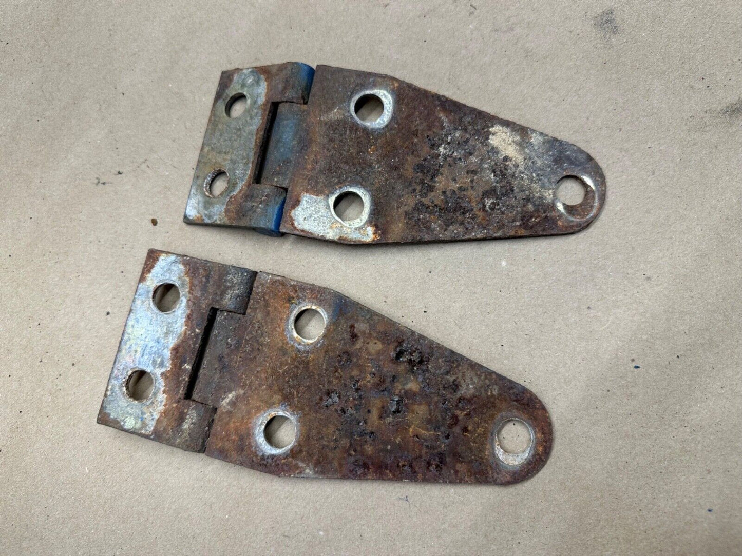 76-95 Jeep Wrangler YJ CJ Hood Hinges Hinge Set Patina FREE SHIPPING OEM