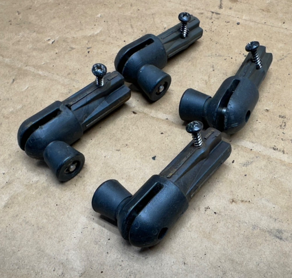 Set of 4 Bestop 5128901 Quick Release Bow Knuckles 97 2018 Wrangler TJ JK Mount
