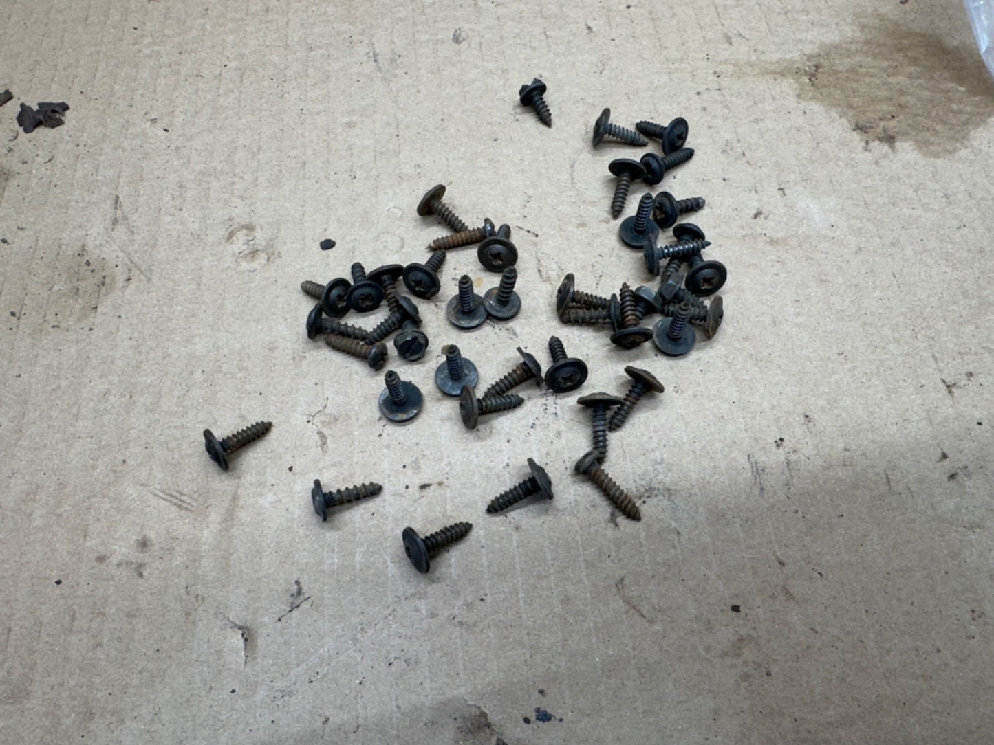 Jeep Wrangler YJ SCREWS Dash 87-95 Set Small Head Trim Bezel Phillips OEM Screw