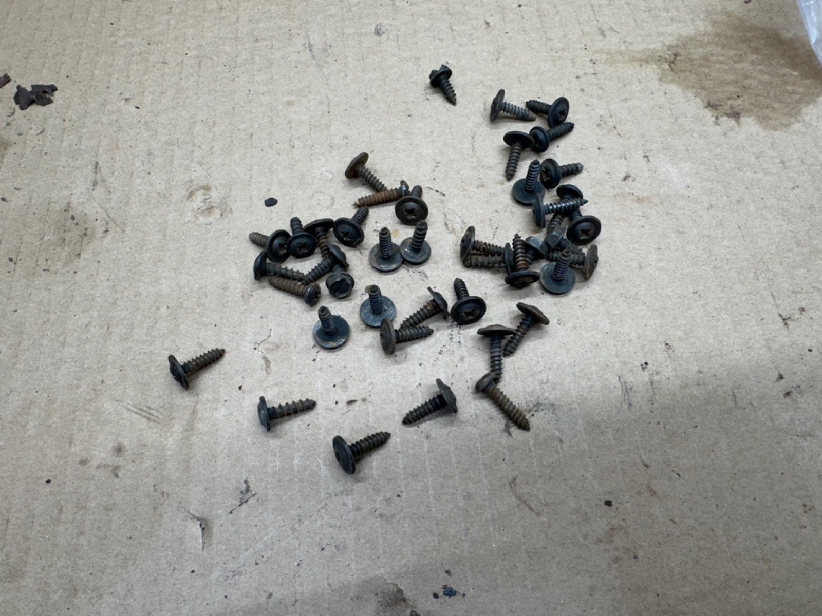 Jeep Wrangler YJ SCREWS Dash 87-95 Set Small Head Trim Bezel Phillips OEM Screw
