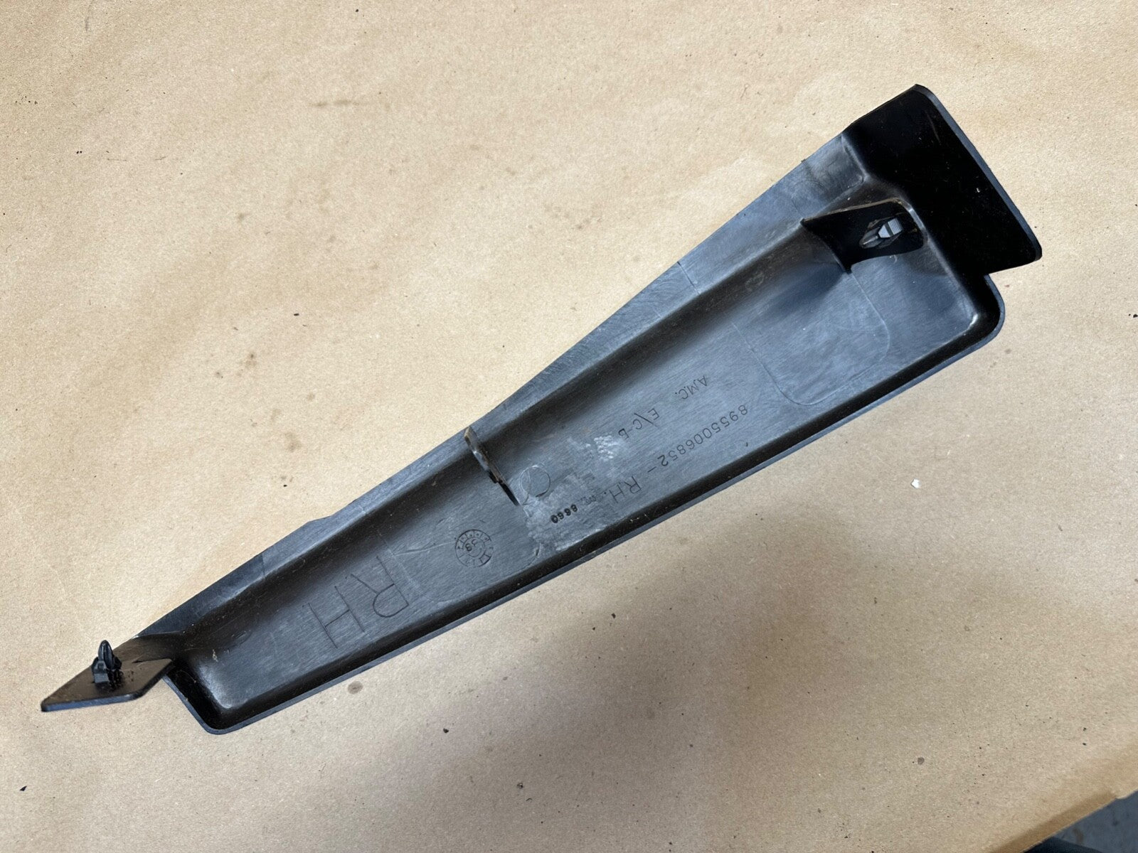 1987-1995 Jeep Cherokee Right Front Passenger Seat Trim Cover Bezel Black OEM