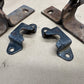 87-95 Jeep YJ Back Seat Brackets Wrangler Rear Compete Set OEM Fold and Tumble