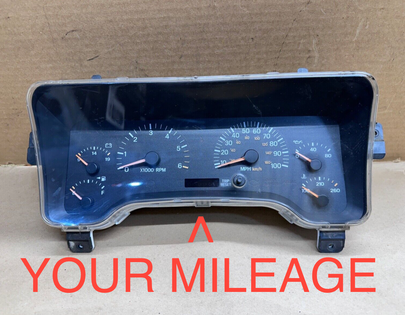 97-01 Jeep Cherokee XJ SPEEDOMETER CLUSTER -YOUR MILES- Panel Gauge Instrument