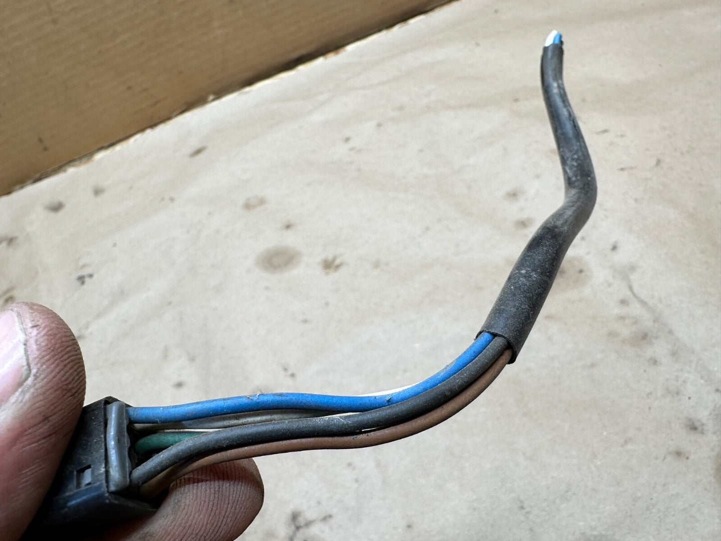 Front Wiper Motor Side Wire Harness PLUG PIGTAIL 87-95 Jeep Wrangler YJ 5 Wire