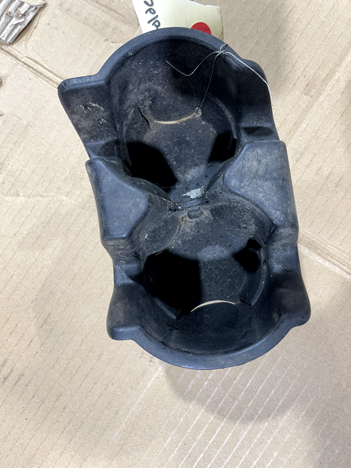 01 - 06 Jeep Wrangler TJ Center Console Cup Holder Insert Dual Cupholder Rubber