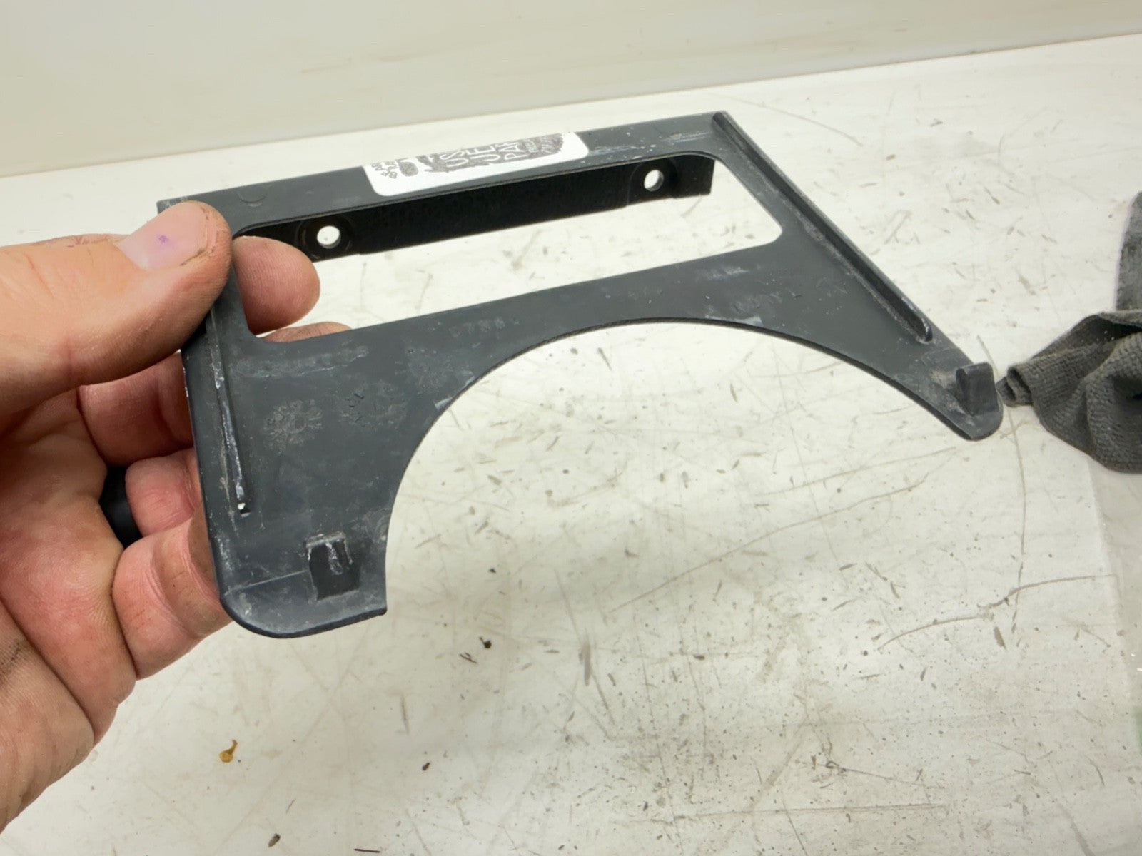 92-95 Jeep Wrangler YJ Dark Gray Dash Steering Indicator Bezel OEM Column Trim