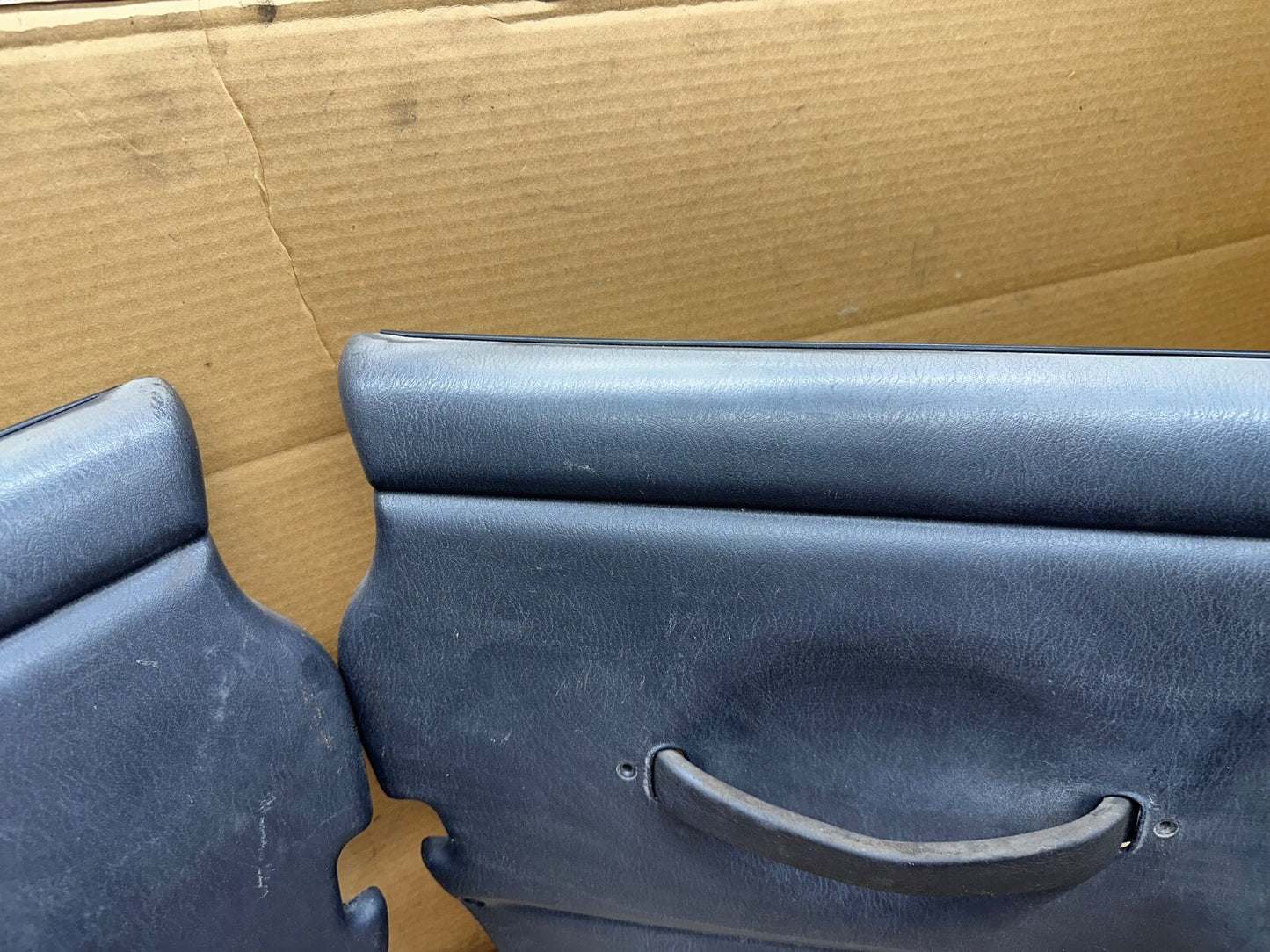 97-06 Jeep TJ Wrangler Driver Passenger FULL HARD DOOR PANEL AGATE GRAY OEM Grey