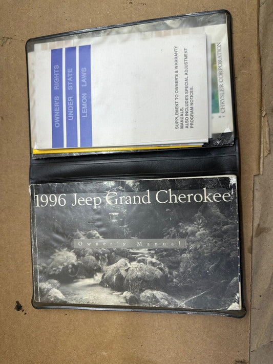 1996 Jeep Grand Cherokee ZJ Owner's Manual Book User Guide 96 OEM Fuse Owners