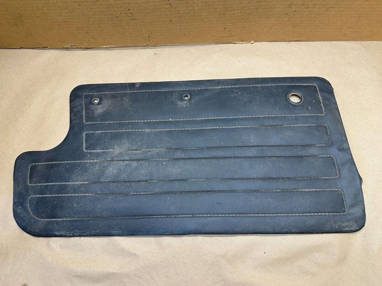 76-81 Jeep CJ CJ7 OEM Driver Left Interior Full Hard Door Panel Black Factory