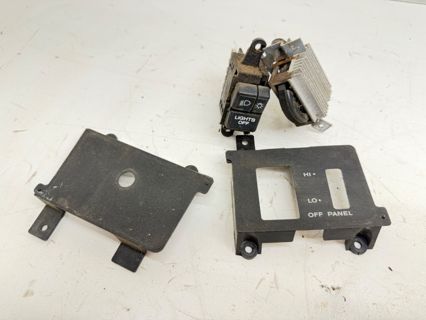Jeep Wrangler YJ 87-95 Head light Dimmer Switch OEM Headlight Factory Trim Panel