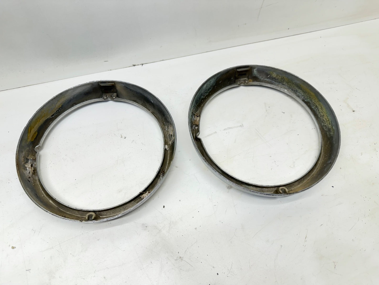 OEM Jeep J5460087 Headlight Trim Ring Chrome Bezel CJ CJ5 CJ7 76-86 Head Light