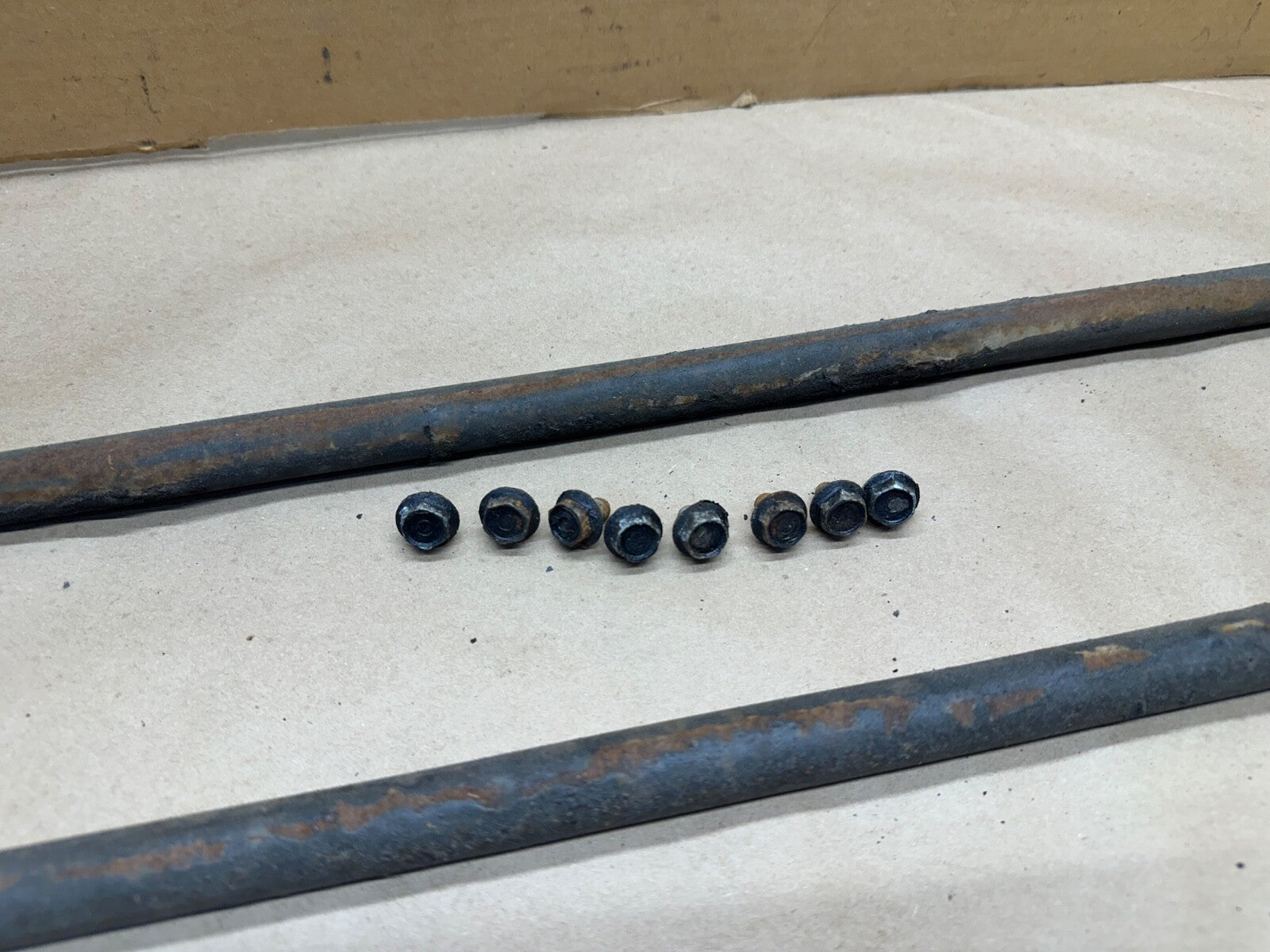 76-91 Jeep Wagoneer J10 Cherokee FSJ SJ Hood Support Rods Factory Brace Under OE