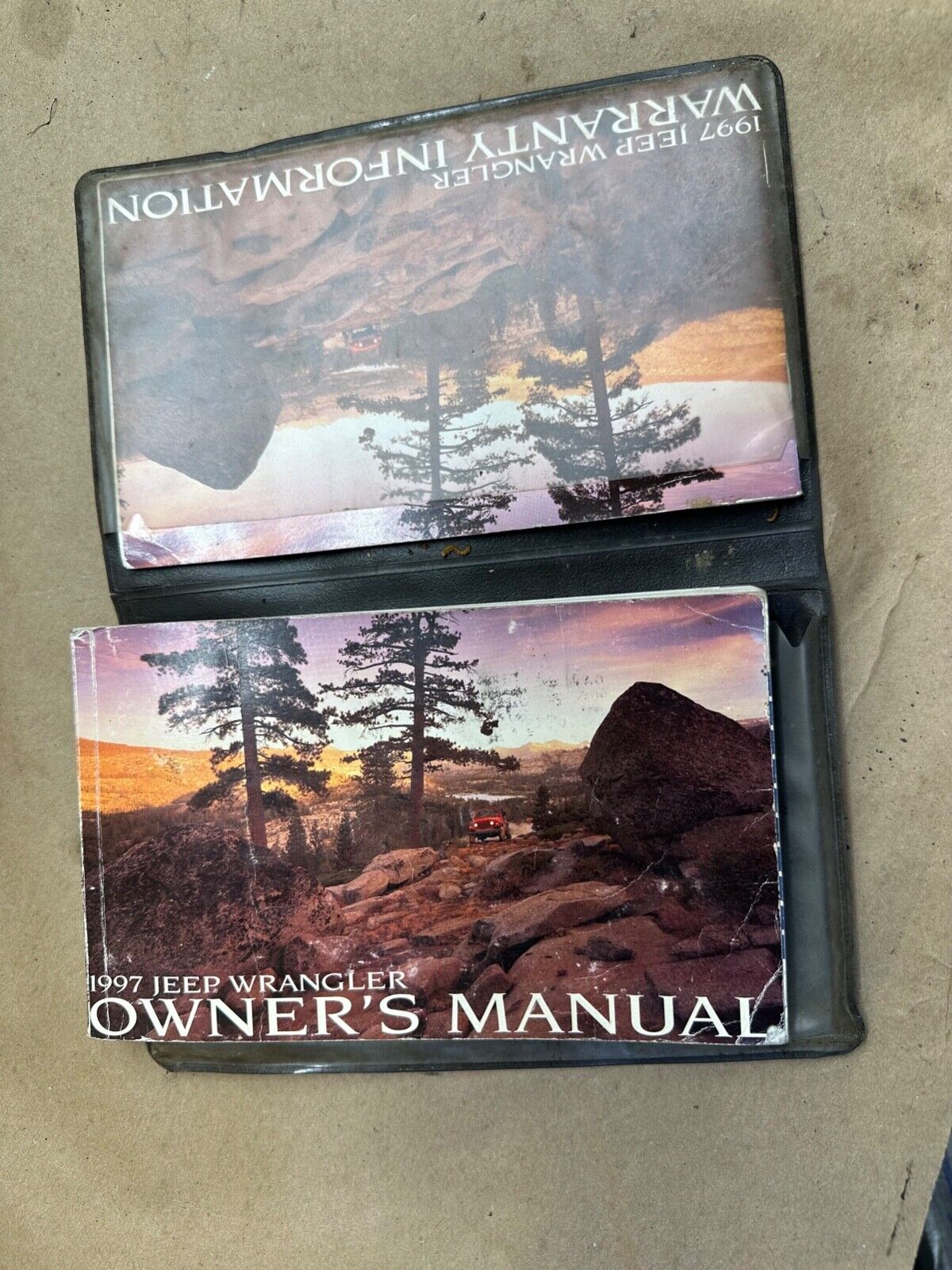 97 1997 Jeep Wrangler TJ OEM OWNER'S MANUAL ORIGINAL Warranty Information Owners