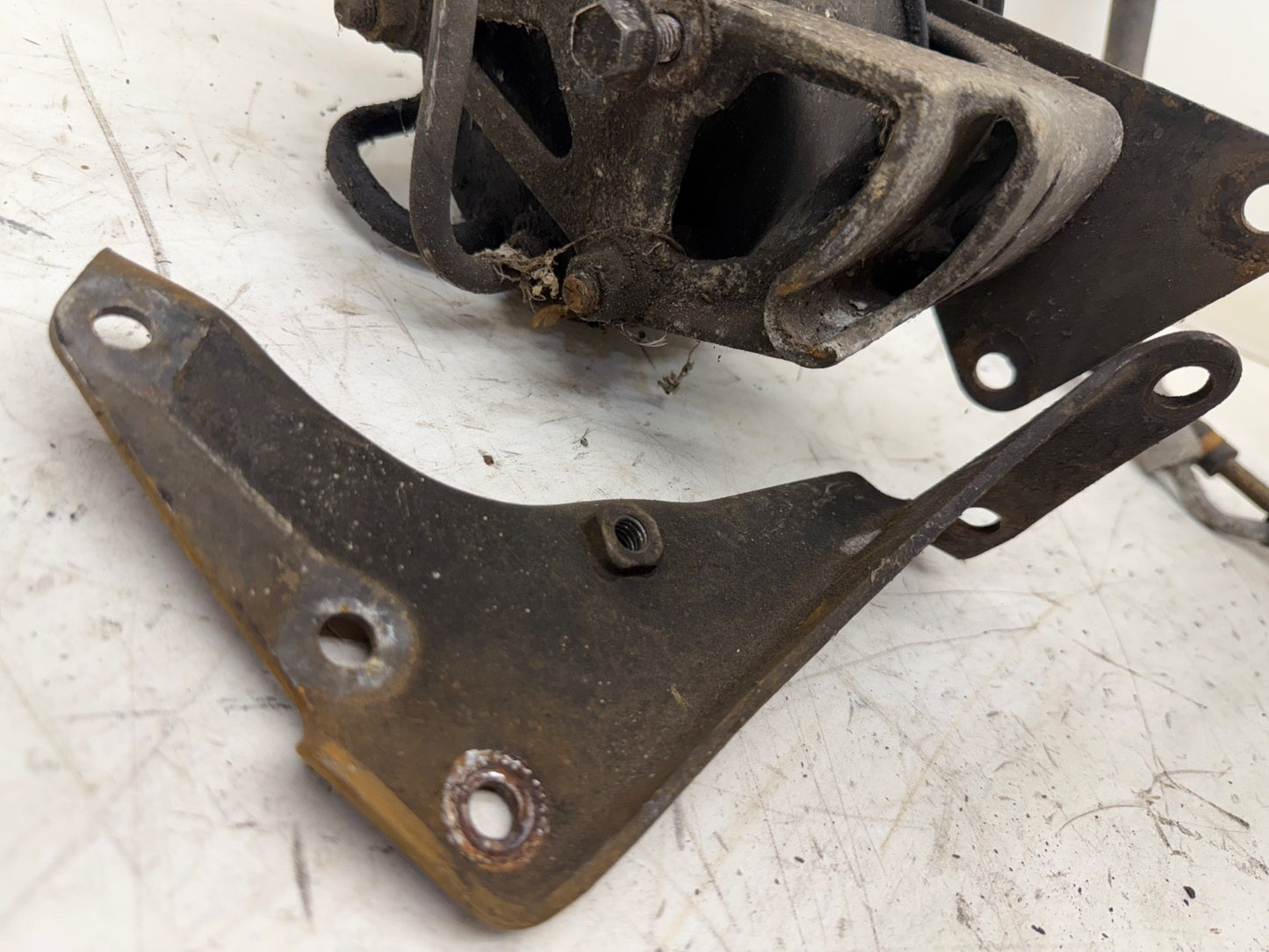 Jeep Wrangler YJ 87-90 V belt 2.5 4.2 L Power Steering Box Pump Kit Brackets OEM