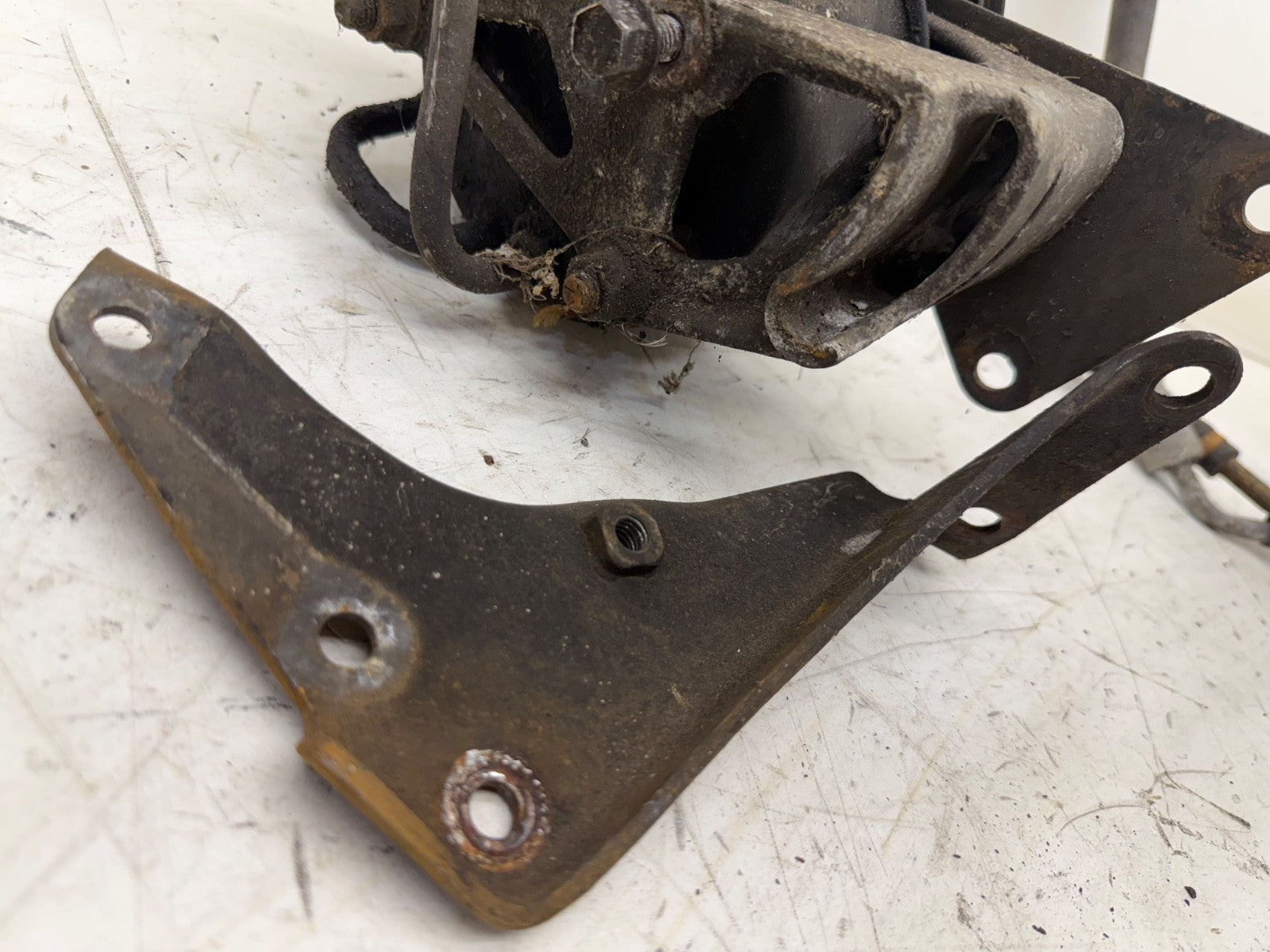 Jeep Wrangler YJ 87-90 V belt 2.5 4.2 L Power Steering Box Pump Kit Brackets OEM