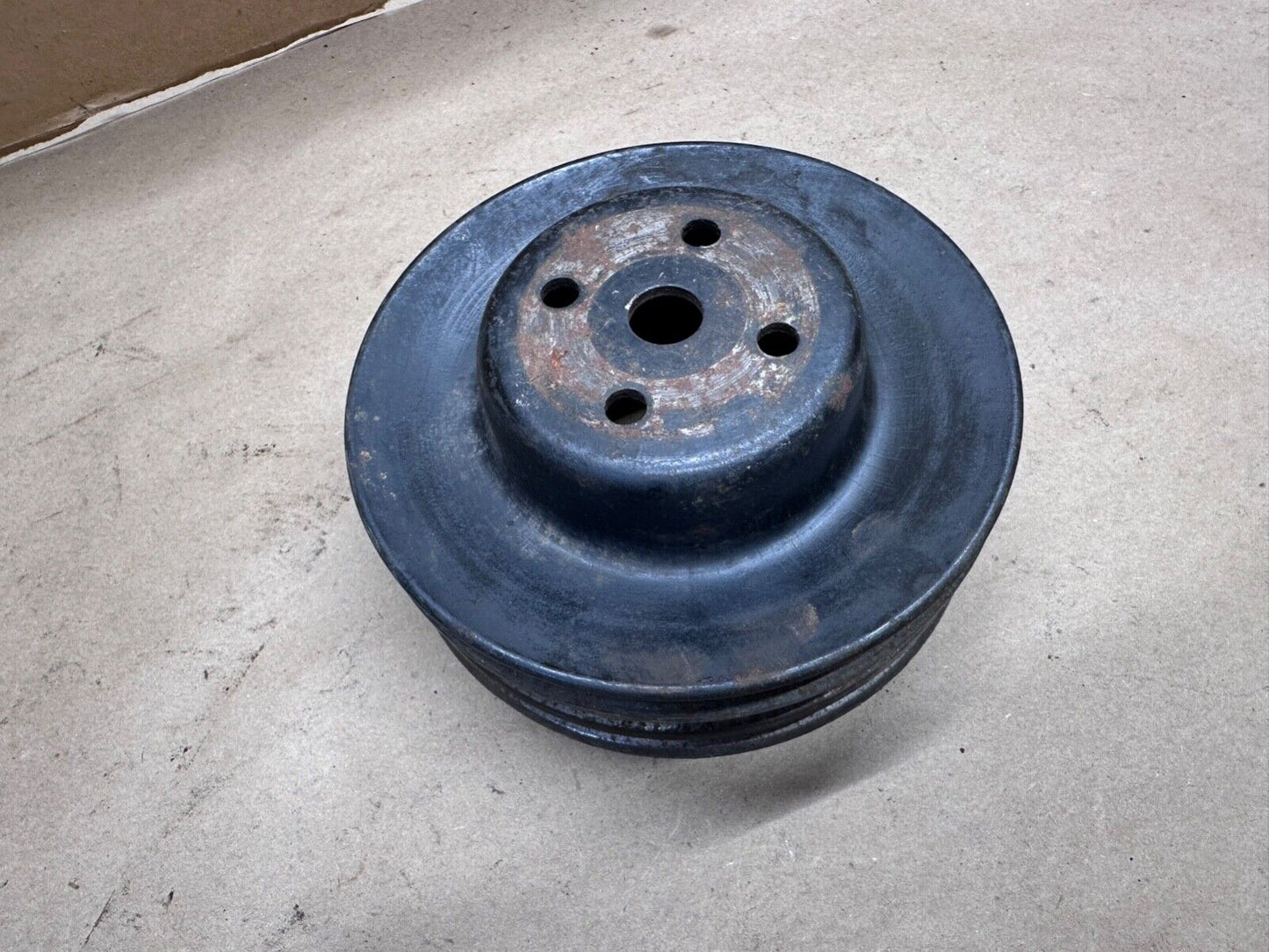 74-91 Jeep Wagoneer Cj7 AMC V8 Three Groove Water Pump Pulley OEM J10 3 Belt OE