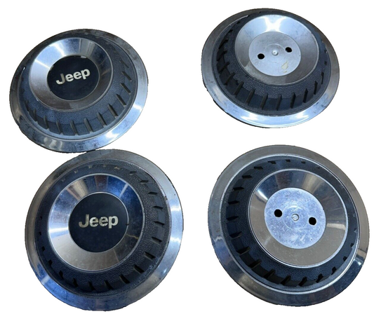 84-91 Jeep Cherokee XJ Comanche MJ Center Cap Hub set of 4 SF8952-000-154 OEM