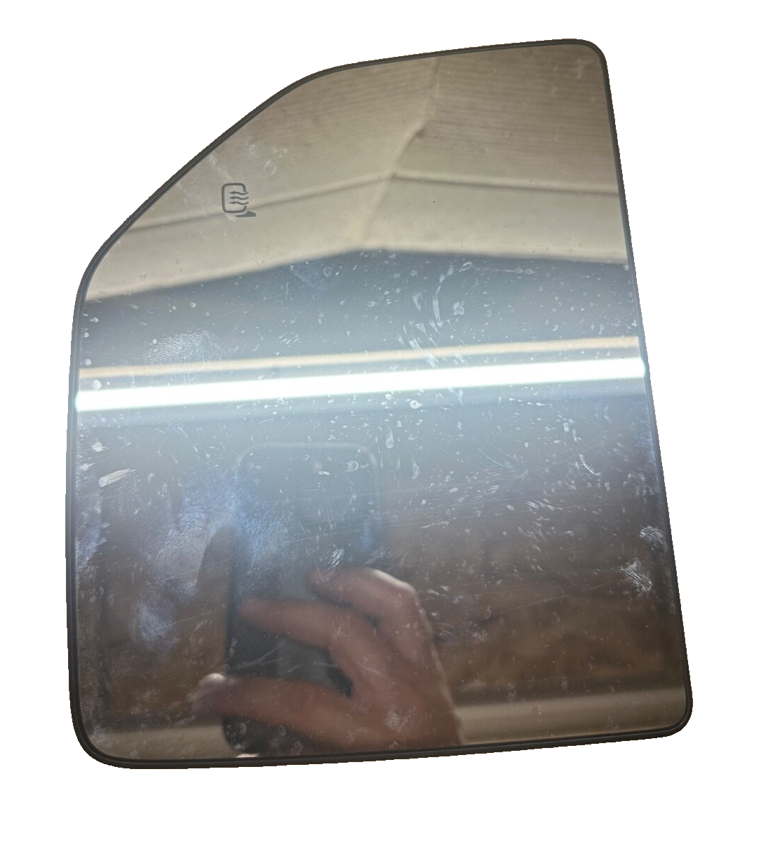 2017-2020 Ford F250 Left Heated Door Mirror Glass FL34-17T675-FA OEM Super Duty