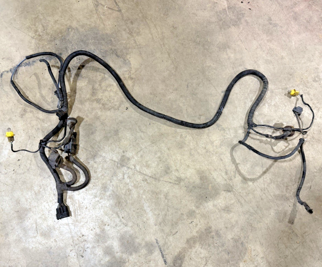 87-96 Jeep Cherokee XJ Factory Fog Light Headlight Wiring Harness Head OEM Fogs
