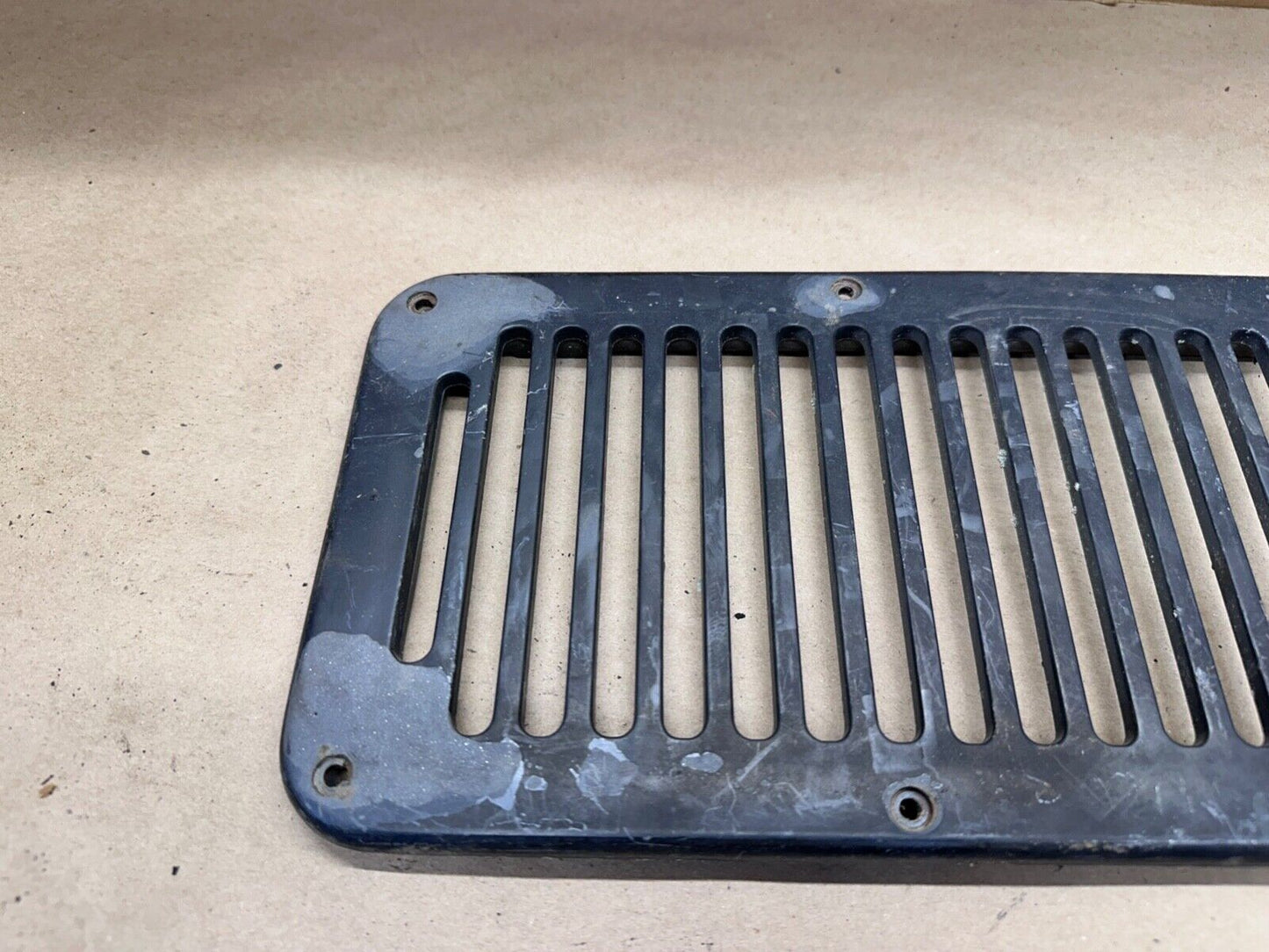 87-95 Wrangler Jeep YJ Cowl Vent Black Plastic Factory 8 Hole OEM 5462438 Eight