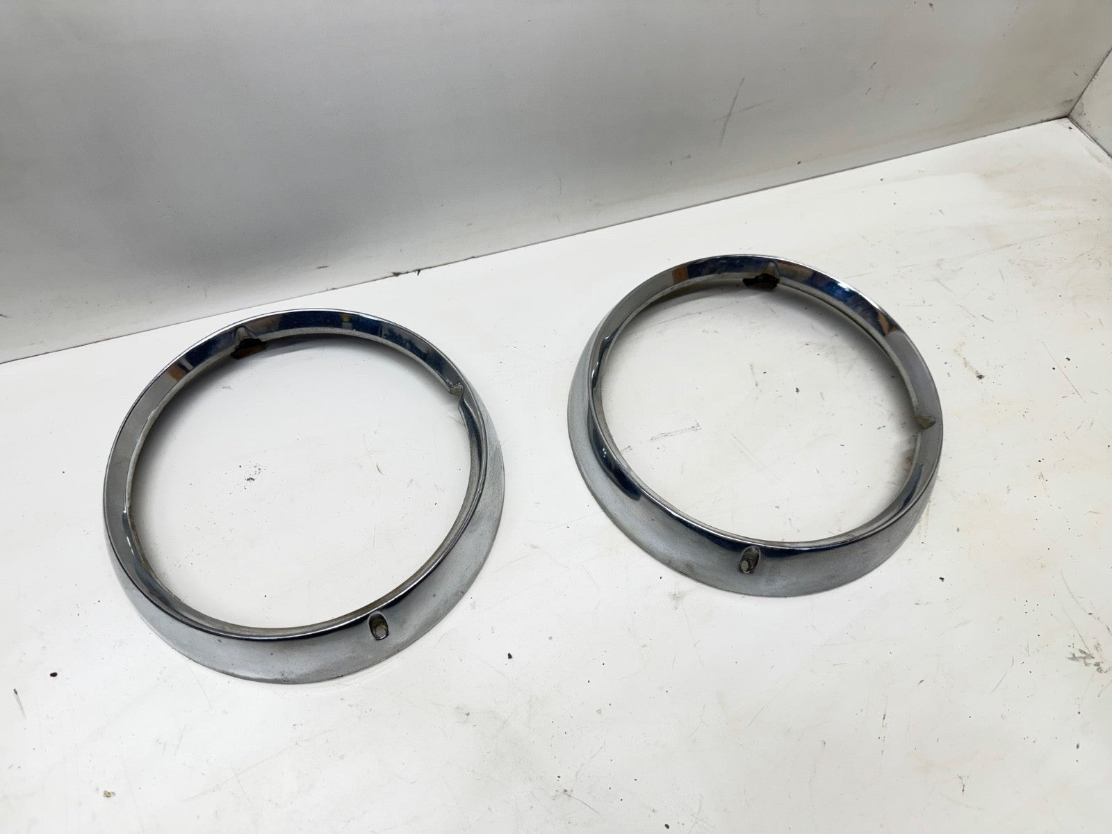 OEM Jeep J5460087 Headlight Trim Ring Chrome Bezel CJ CJ5 CJ7 76-86 Head Light
