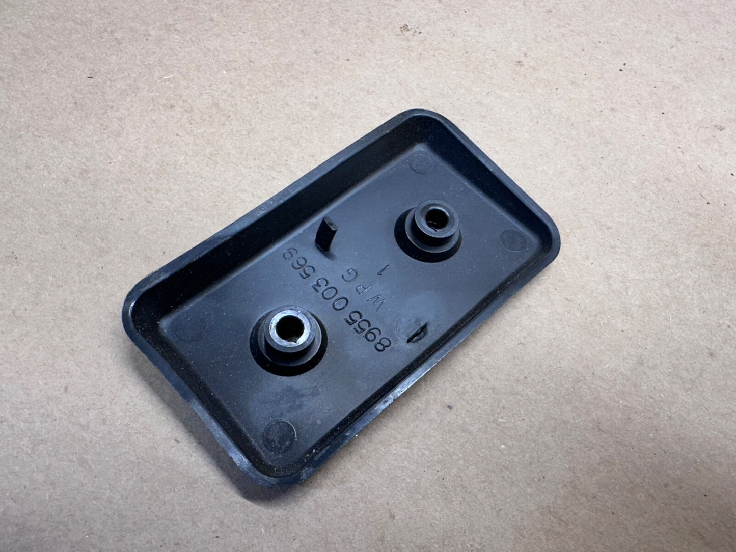 84-96 Jeep Cherokee XJ Spare Tire Rub Plate Trim Bezel Cargo BLACK 8955003569