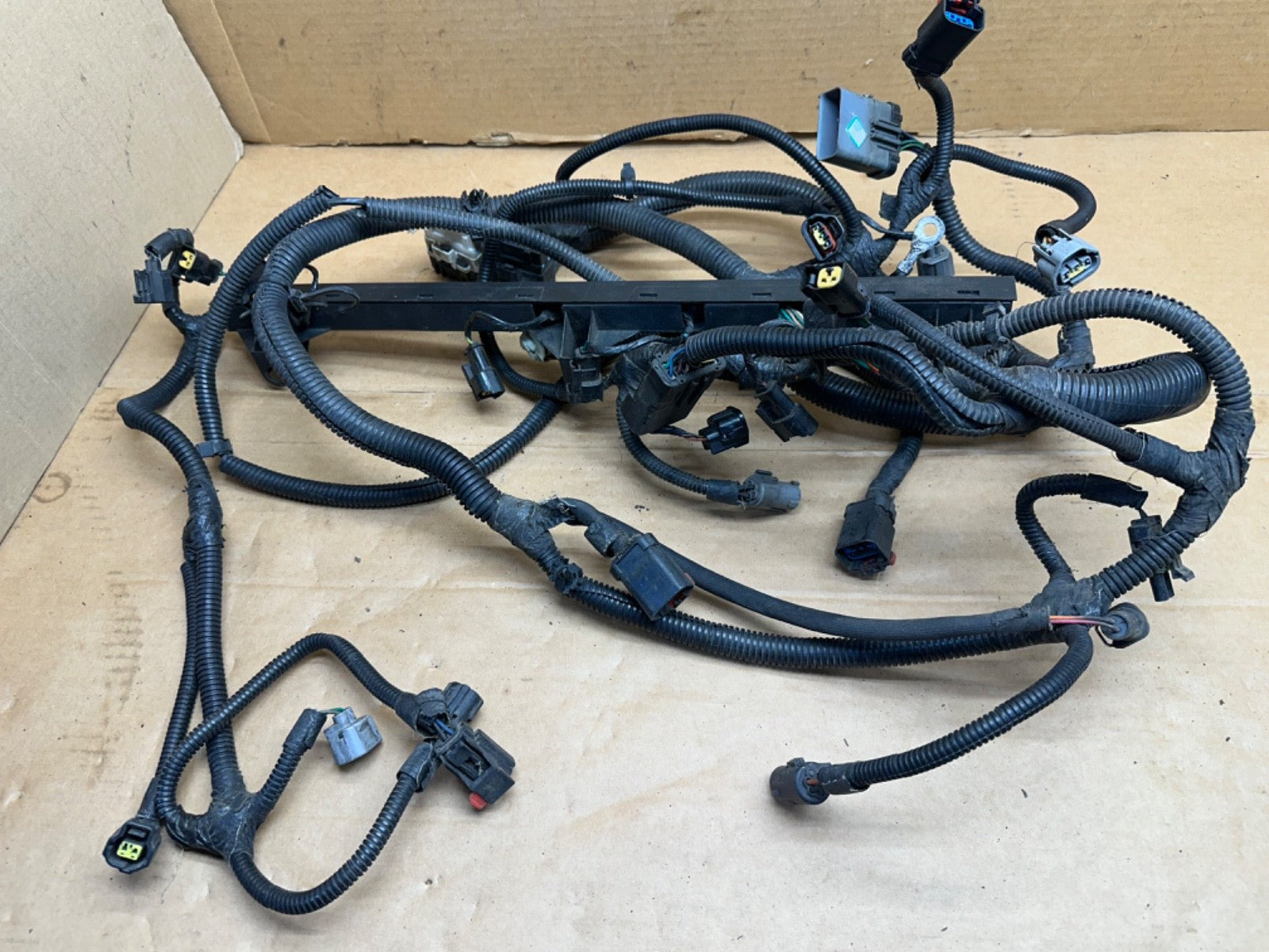 1999 JEEP WRANGLER TJ 4.0 MANUAL TRANS ENGINE INJECTOR WIRING HARNESS w/ AC