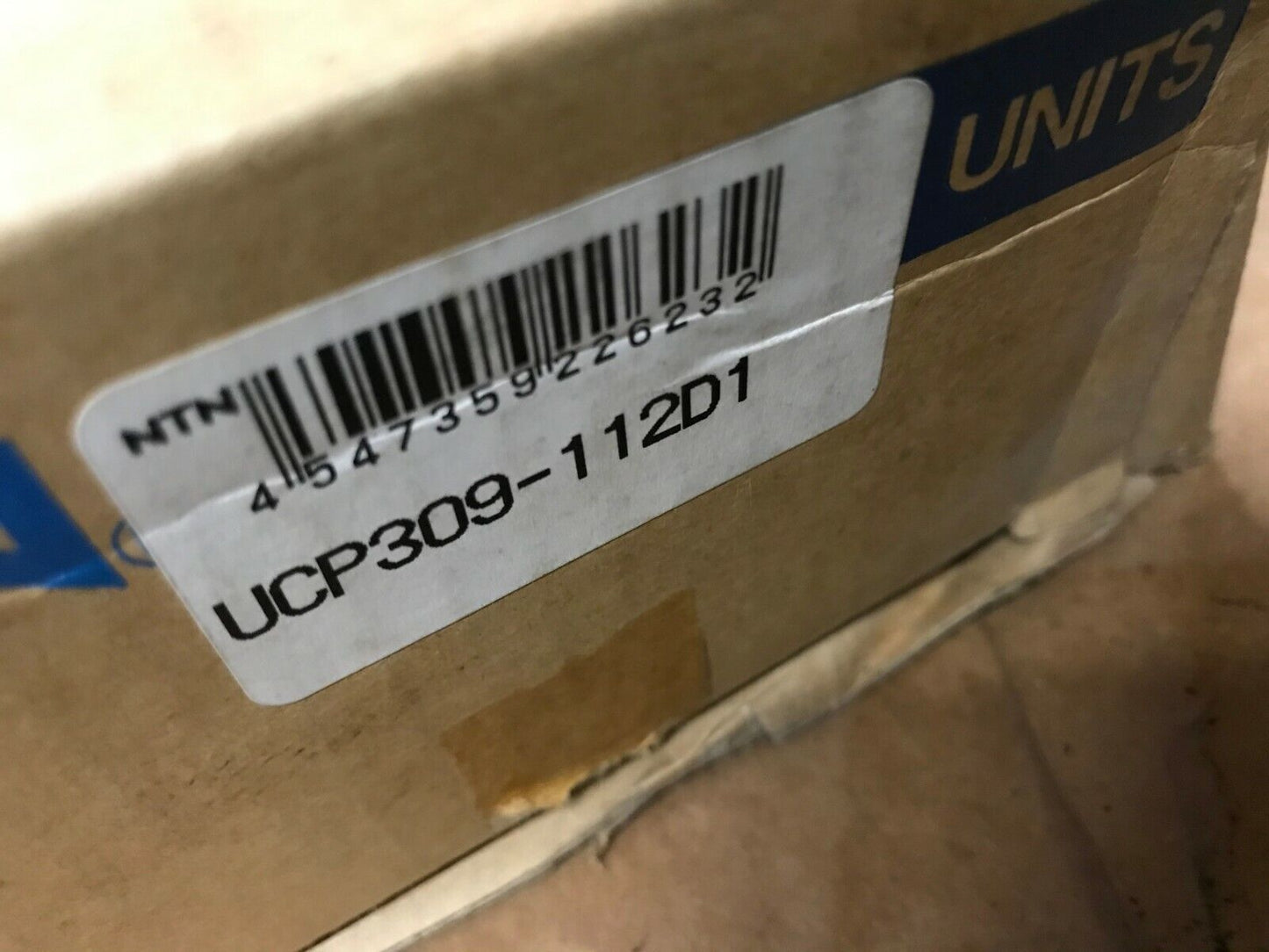 UCP309-112D1 - NTN  Mounted Unit (Cast Iron) - Bearing Unit - BRAND NEW IN BOX--