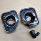 84-01 Jeep Cherokee XJ Upper Folding Back Seat Latch Strikers Plates Pair L R OE