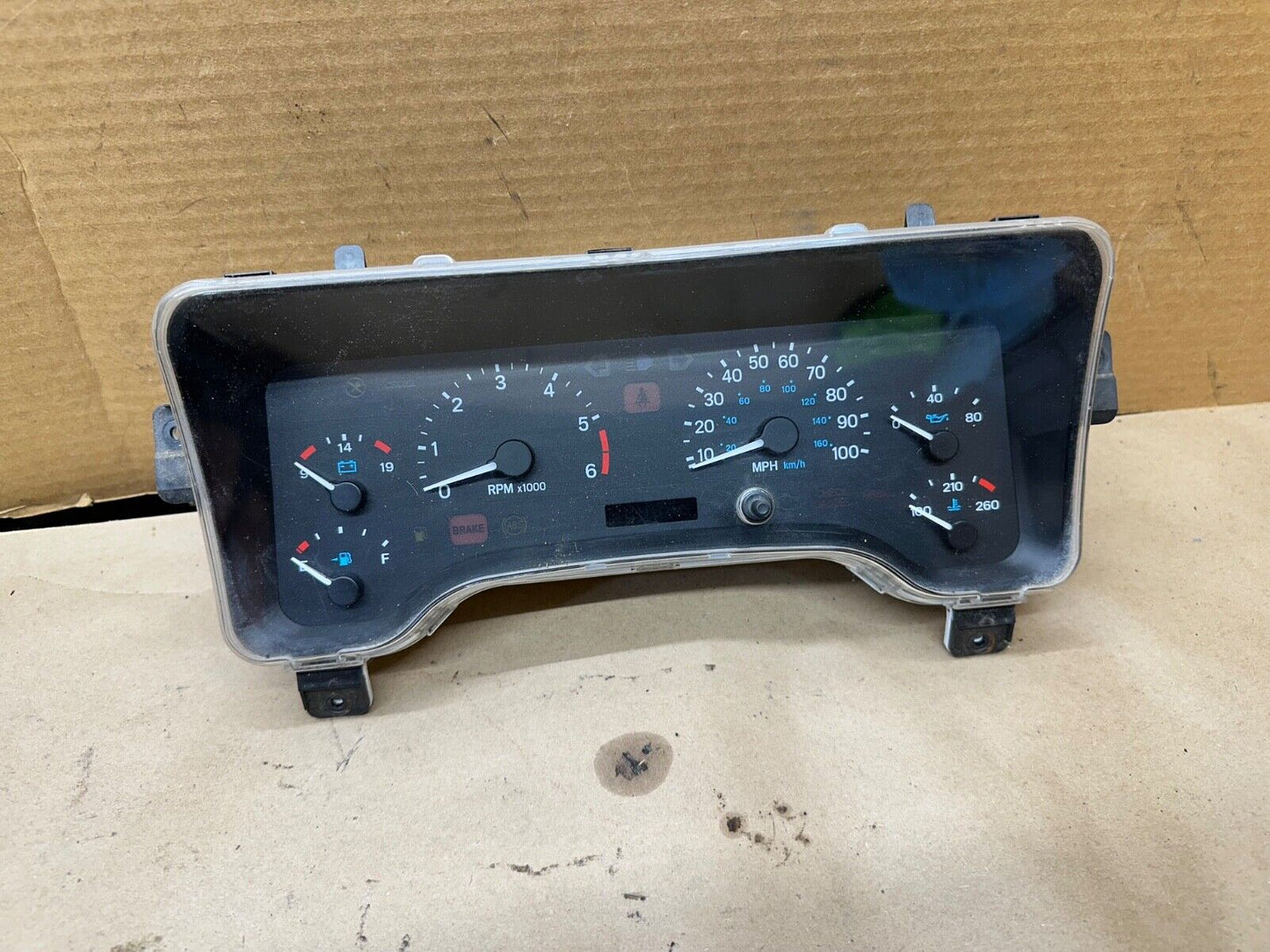 97-00 Jeep Wrangler TJ SPEEDOMETER CLUSTER Dash ANY MILE Speedo Gauge Instrument