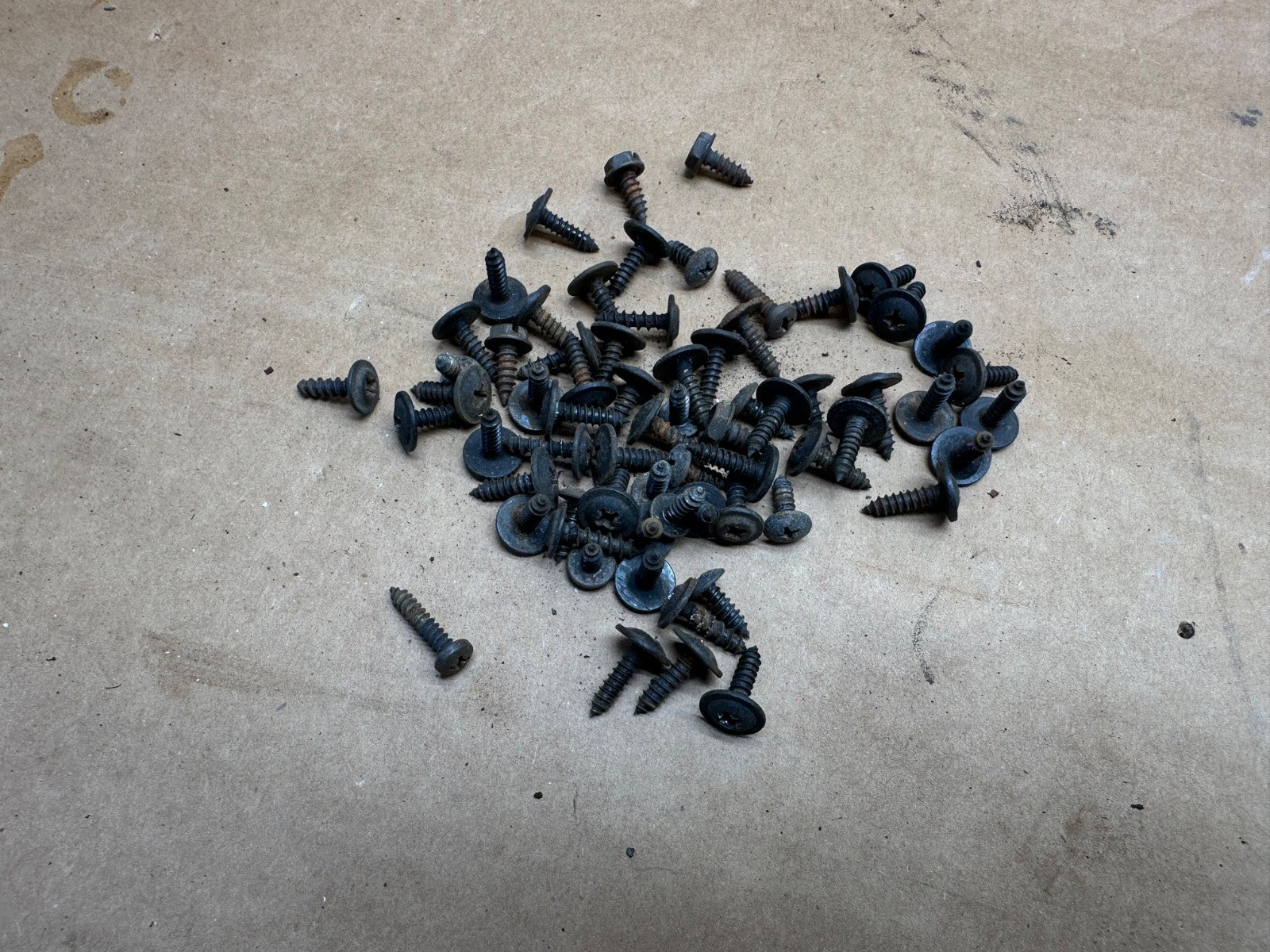 Jeep Wrangler YJ SCREWS Dash 87-95 Set Small Head Trim Bezel Phillips OEM Screw