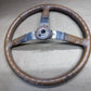 87-95 Jeep Wrangler YJ Cherokee XJ Perforated Leather Steering Wheel OEM Tan OE