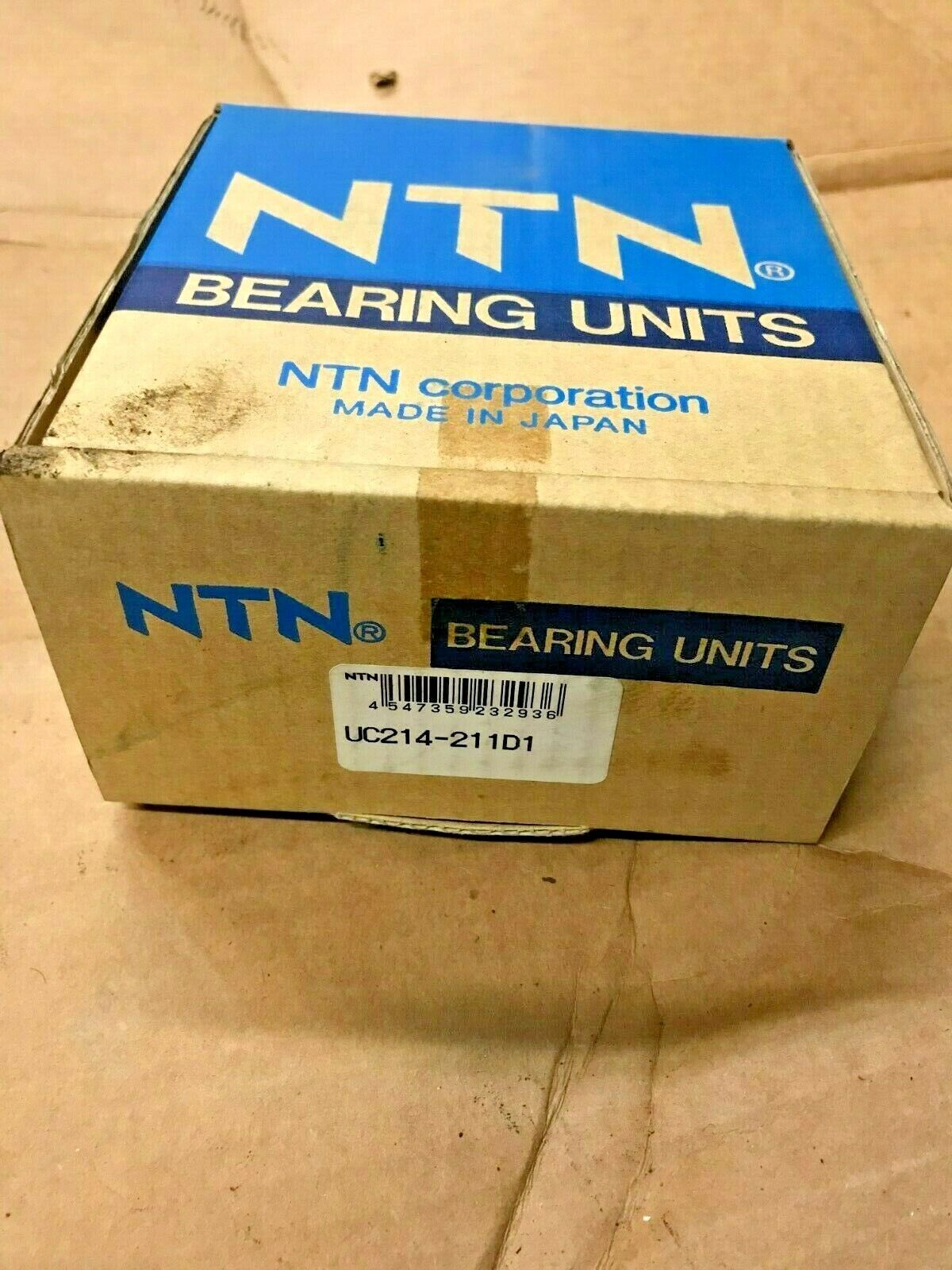 NTN UC214-211D1 BALL INSERT BEARING 2.6875" BORE 4.925 OD MAX RPM 2300.