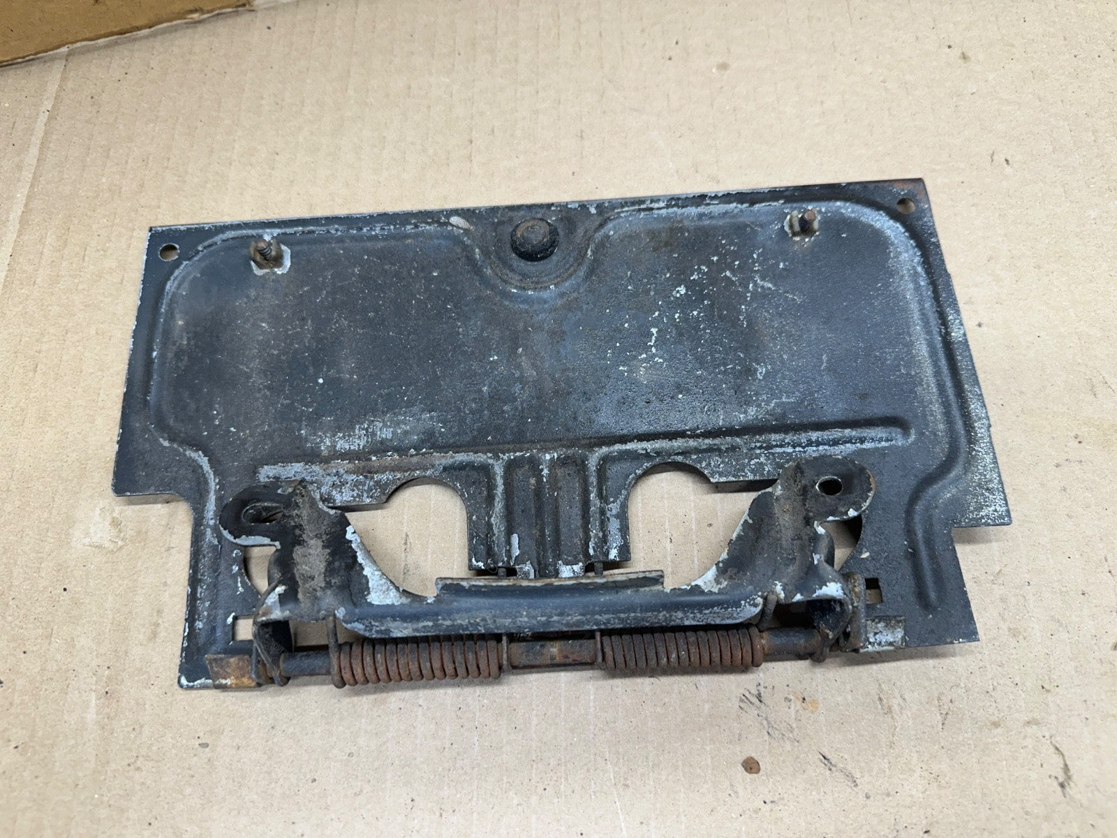 Jeep Wrangler YJ 87-95 Rear License Plate Mount Tag Bracket Factory OEM Gas Flap