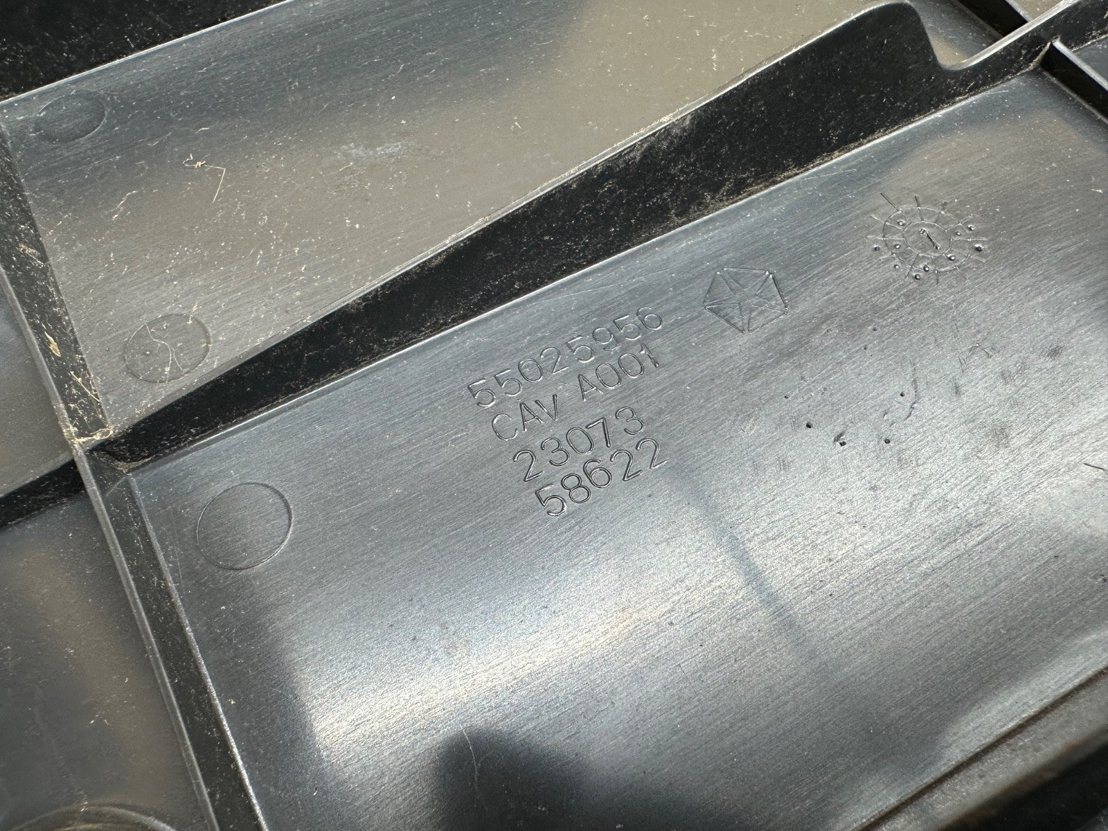 91-95 Jeep Wrangler YJ Interior Center Console Agate Grey Gray OEM Factory