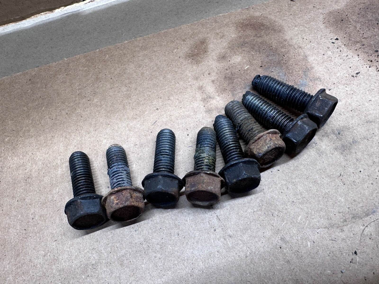 80-86 Jeep CJ T4 T5 BOLTS for Tail Housing to Transmission Adapter OEM Hardware
