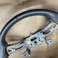 97-02 JEEP WRANGLER CHEROKEE XJ TJ Steering Wheel Leather Factory OEM Grey Gray