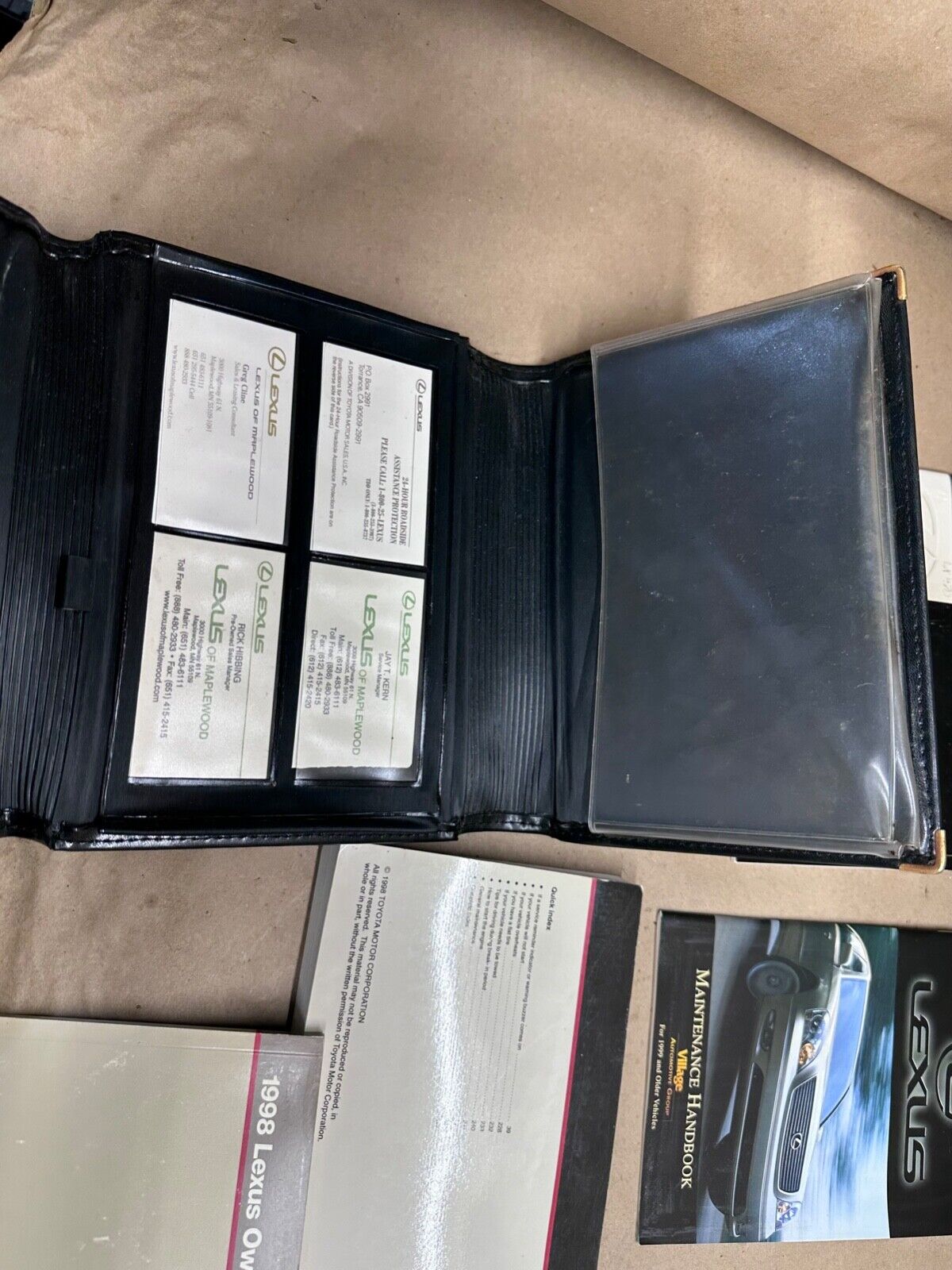 99 1999 Lexus LX 470 LX470 Owners Manual Pamphlet Book Pouch Operator OEM OE