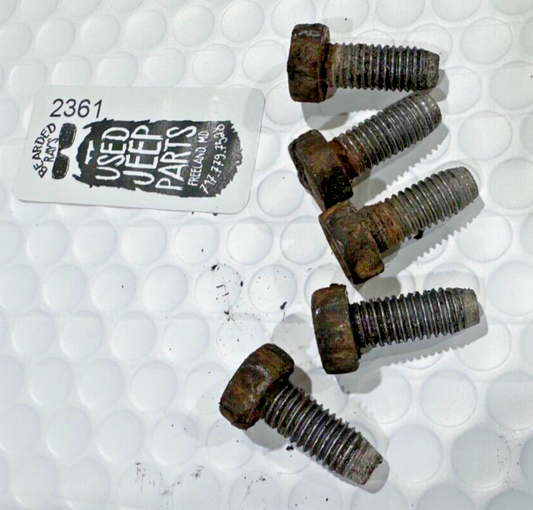 80-86 Jeep CJ T4 T5 Shifter Base BOLTS OEM Shift Hardware Screws CJ5 CJ7 7