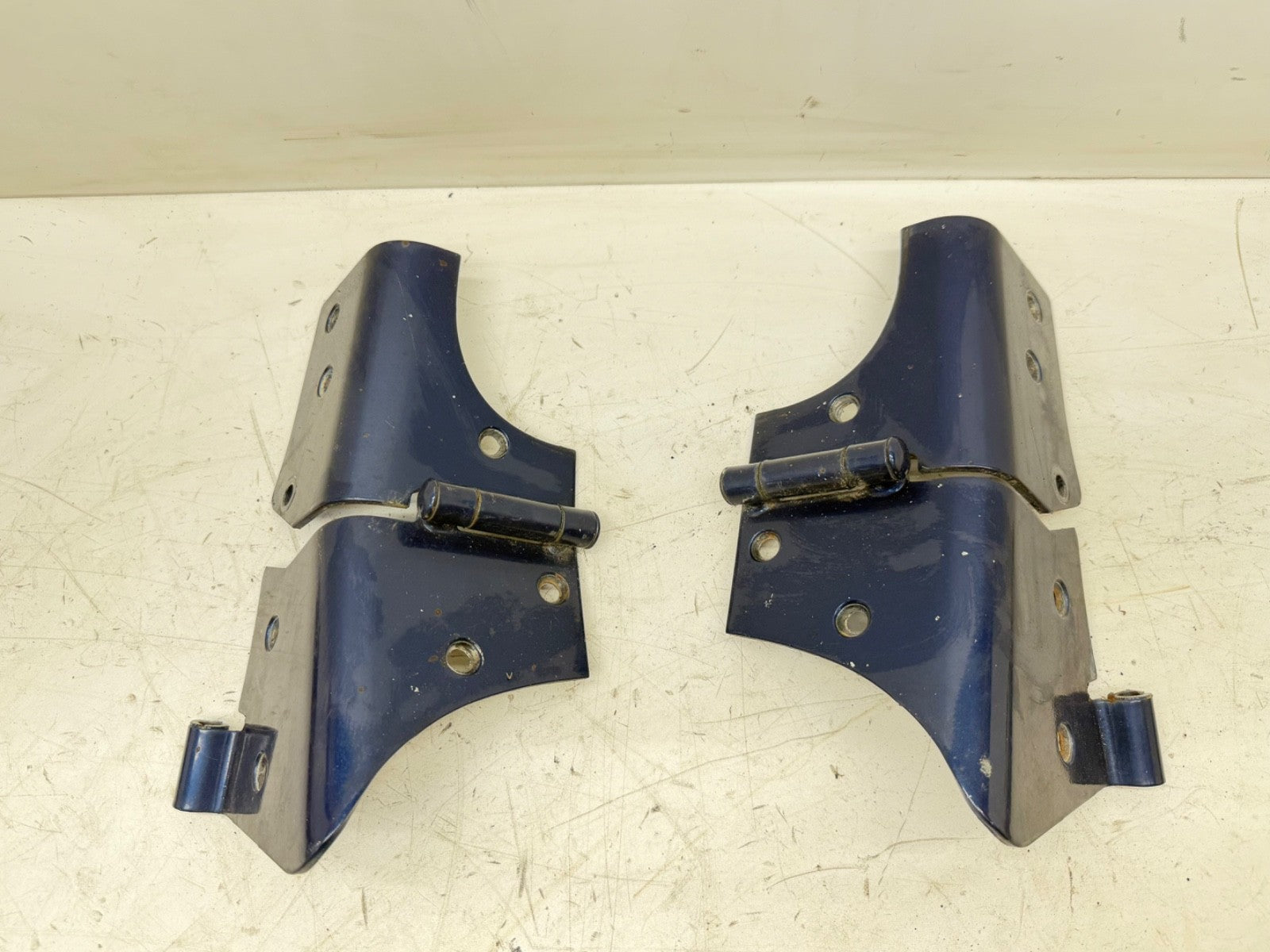 Windshield Frame Hinges Hinge Pair for Jeep Wrangler TJ 97-06 Factory OEM Blue