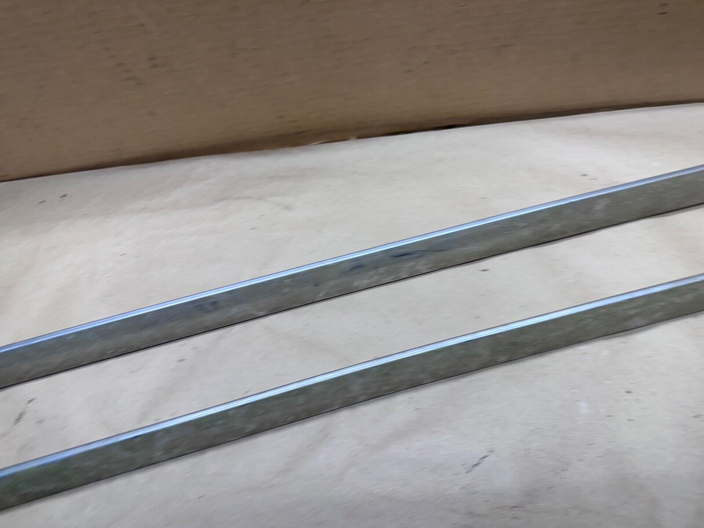 84-89 Jeep Cherokee XJ Chrome Roof Rack Cross Rails Factory OEM 85 86 87 88 Bars