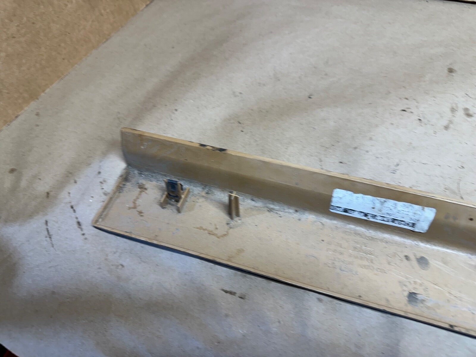 97-06 Jeep Wrangler TJ Dash Cowl Vent Trim Bezel Defrost OEM Tan Factory Beige