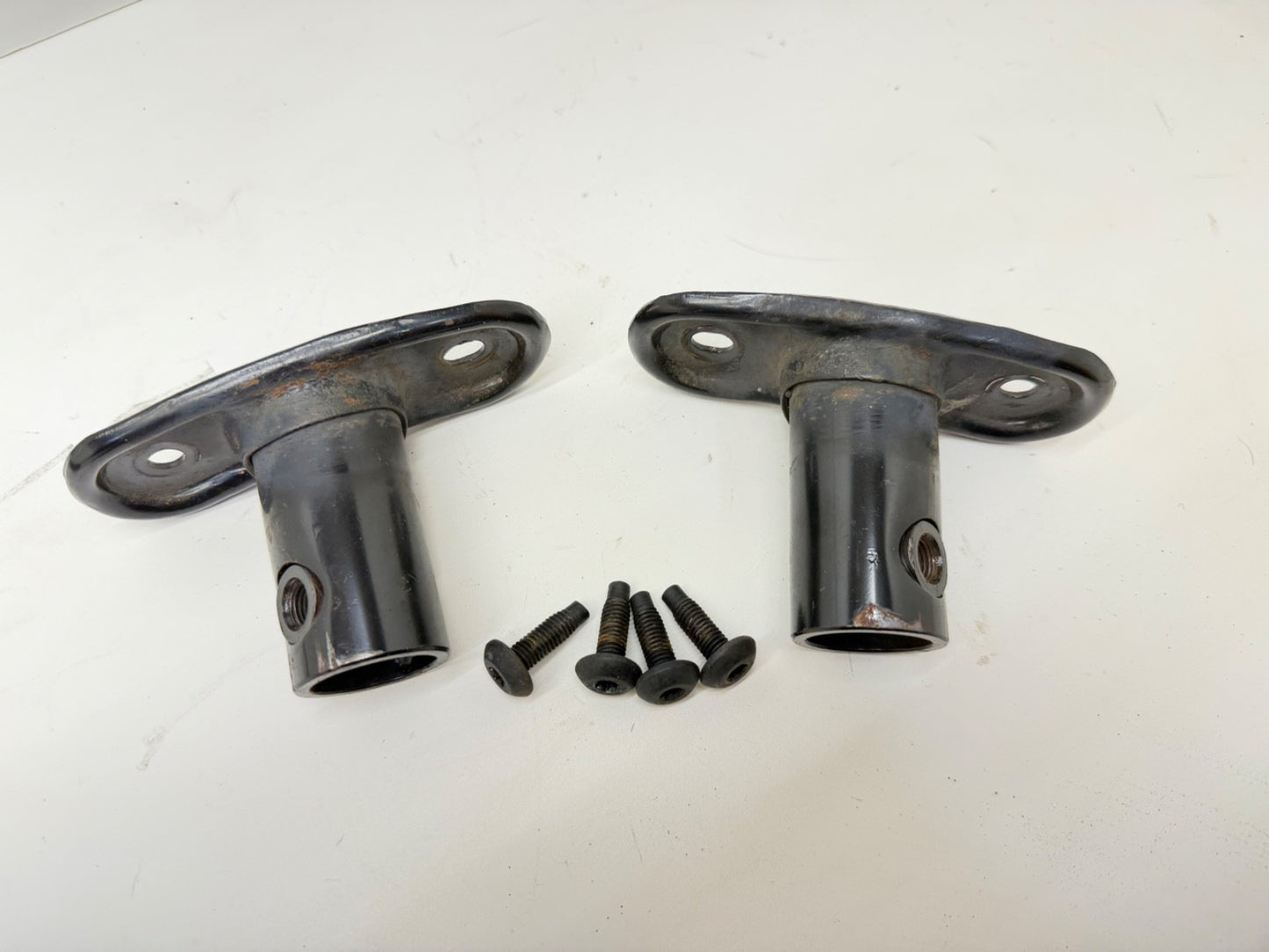 98-02 Jeep Wrangler TJ Roll Bar RollBar Extensions Windshield Bracket Mount OEM