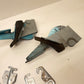 84-01 Jeep Cherokee XJ Comanche MJ Hood Hinge Pair OEM Hinges Set Bonnet Factory