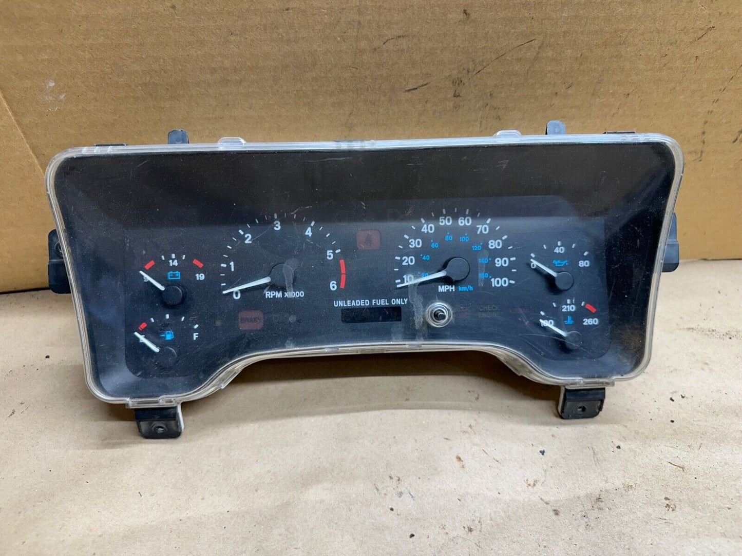 97-00 Jeep Wrangler TJ SPEEDOMETER CLUSTER Dash ANY MILE Speedo Gauge Instrument