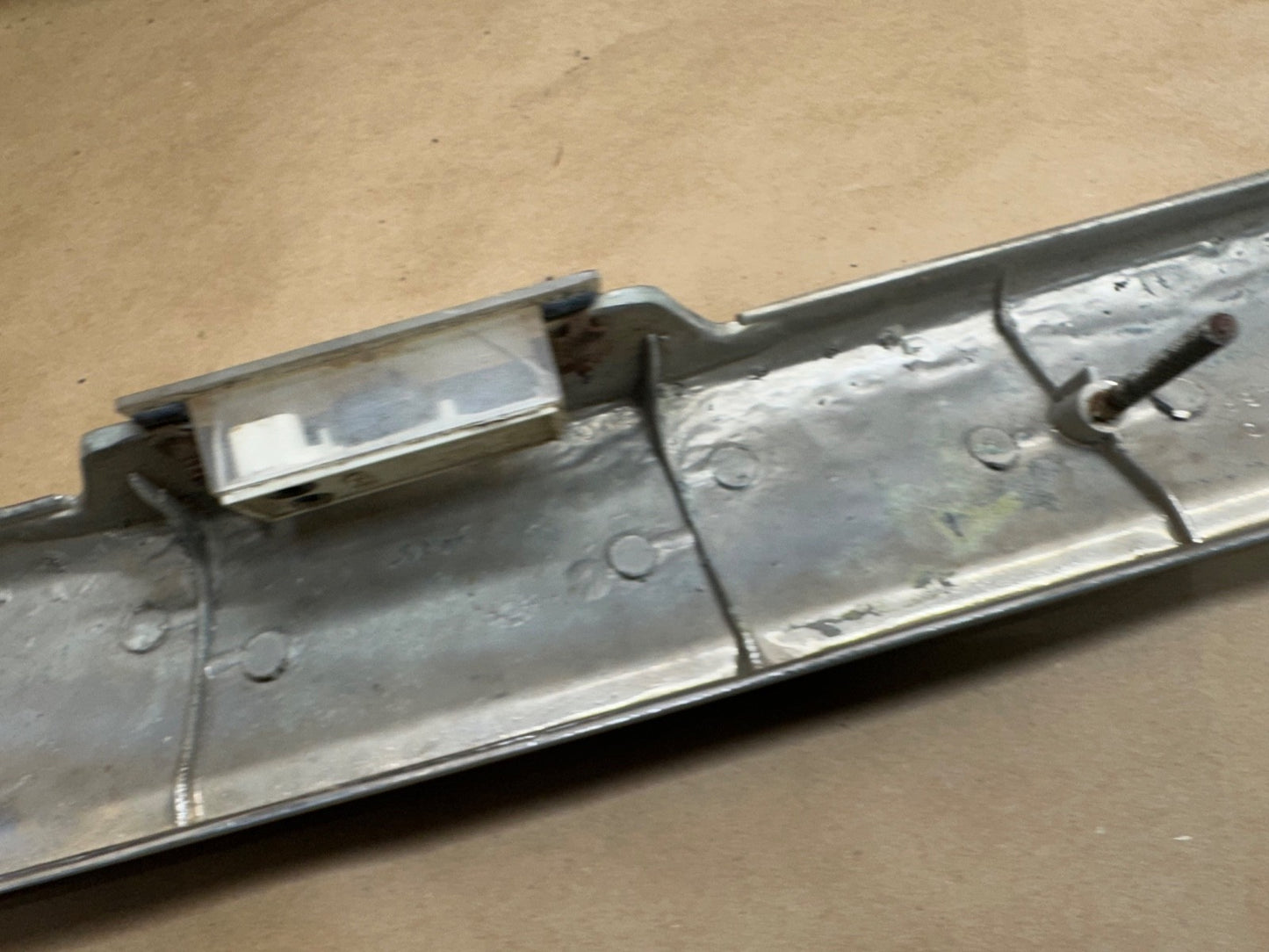 1972-91 Jeep Cherokee OEM Tail Finish Panel Chrome Original Factory SF5451469