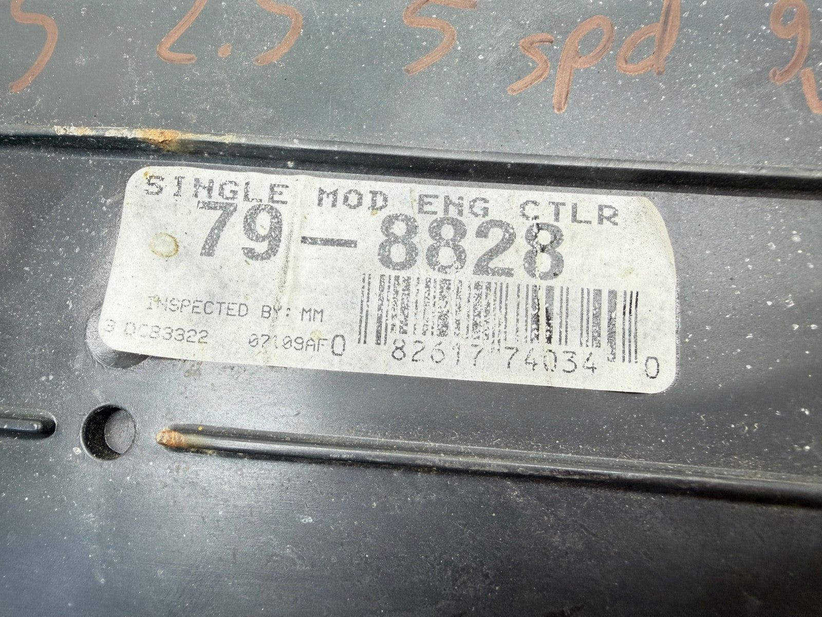 91-95 Jeep Wrangler YJ Manual 2.5 L ECM Engine Control Module Computer PCM ECU 4