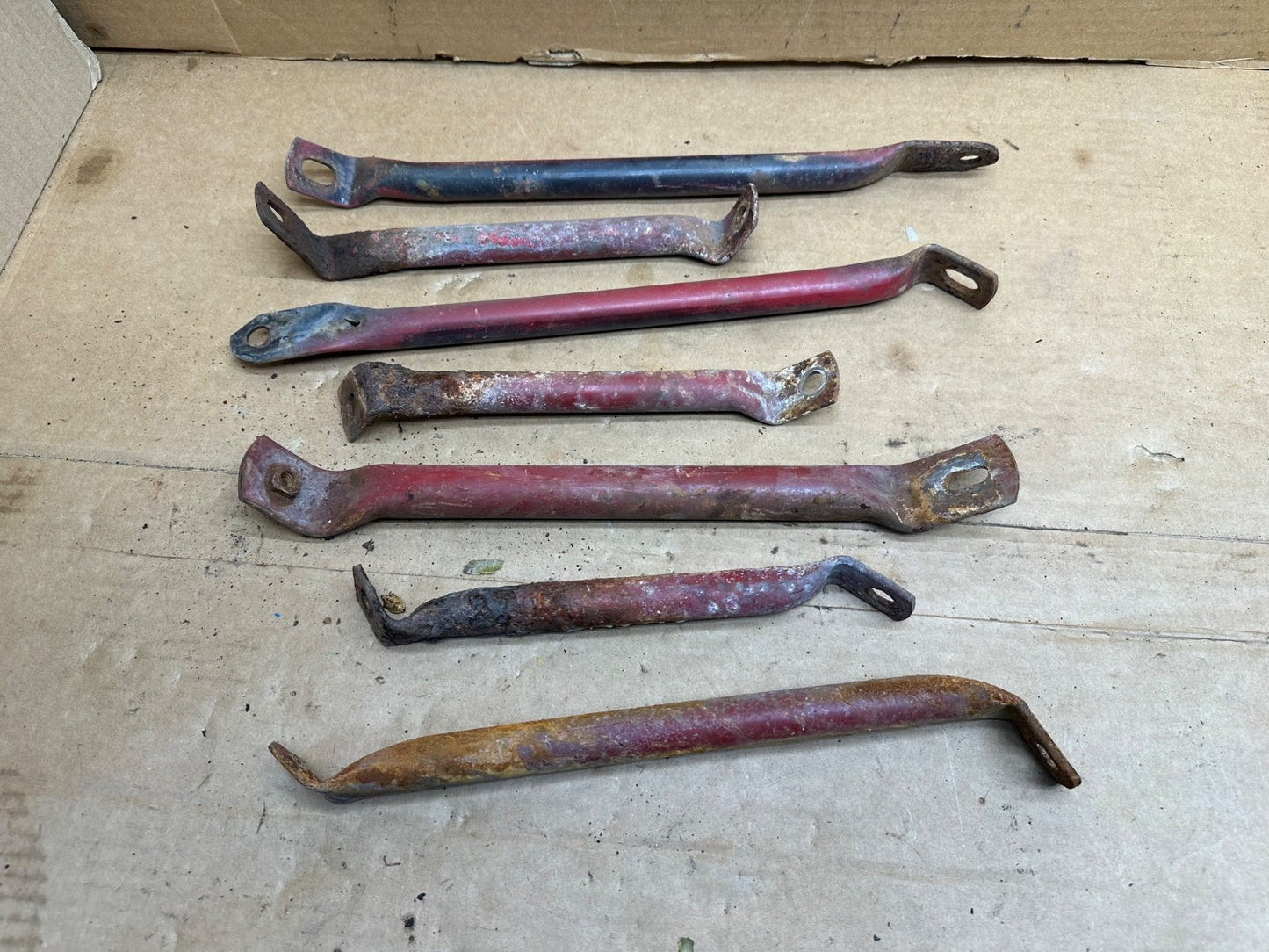 87-95 Jeep Wrangler YJ FENDER to Firewall Support Bar Set OEM Factory Rod Brace